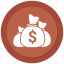 bag, dollar, money icon icon 