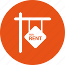 for, rent