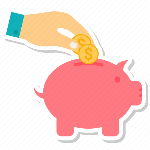 Bank, hand, piggy, piggy bank, piggybank, savings icon - Download on Iconfinder