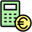 budget, business, calculator, coin, euro, financial, money 