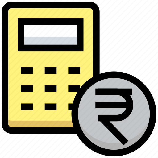 Budget, business, calculator, coin, financial, money, rupee icon - Download on Iconfinder