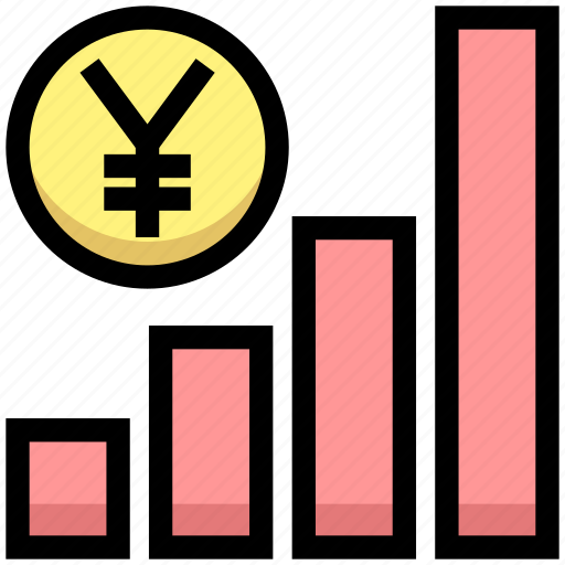 Analytics, bars, business, financial, graph, money, yen icon - Download on Iconfinder