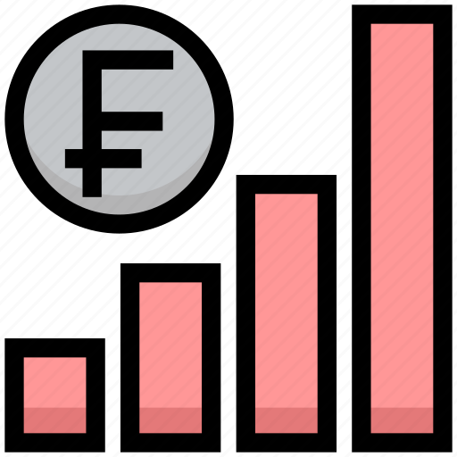 Analytics, bars, business, financial, franc, graph, money icon - Download on Iconfinder