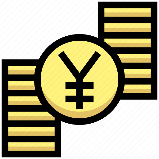 Business, coins, currency, financial, money, payment, yen icon - Download on Iconfinder