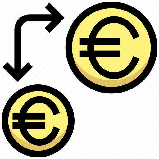 Business, coins, currency, euro, financial, money, share icon - Download on Iconfinder