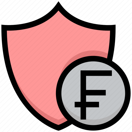 Business, financial, franc, insurance, protection, security, shield icon - Download on Iconfinder