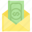 business and finance, commerce and shopping, dollar, envelope, money, payment, salary 