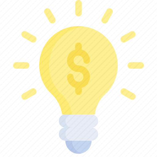 Bulb, business and finance, commerce and shopping, dollar, idea, light bulb, money icon - Download on Iconfinder