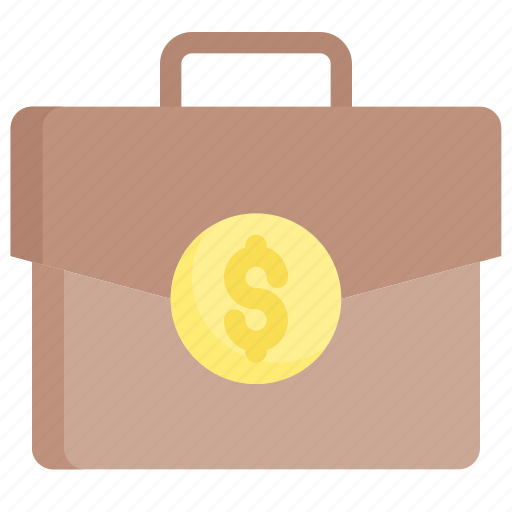 Bag, briefcase, business and finance, dollar, money, portfolio, suitcase icon - Download on Iconfinder