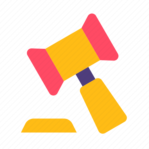 Law, legal, judge, hammer icon - Download on Iconfinder