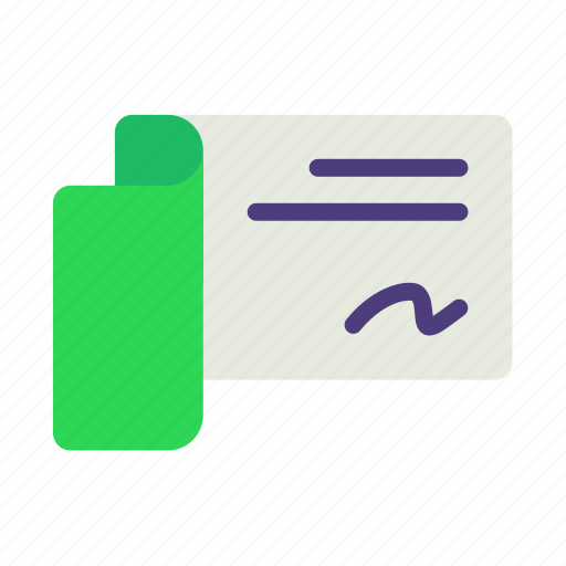 Cheque, bill, invoice, payment icon - Download on Iconfinder