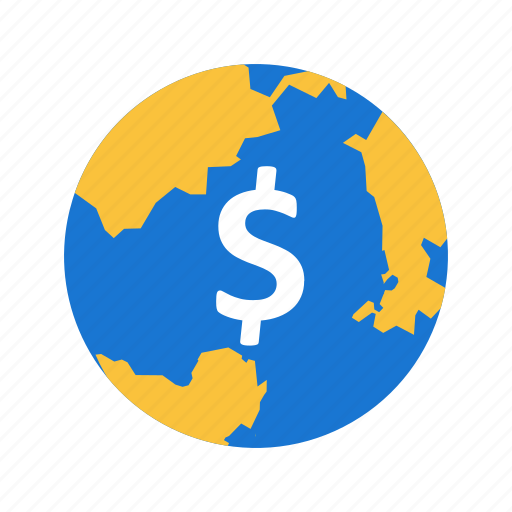 Globe, world, dollar icon - Download on Iconfinder