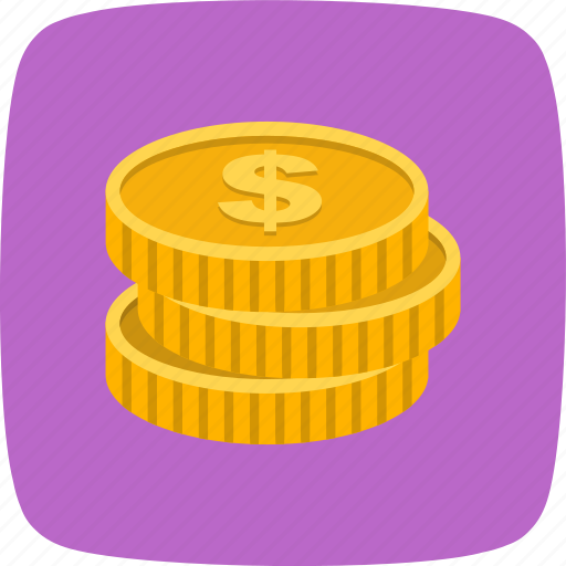 Coins, dollar, gold icon - Download on Iconfinder