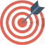 arrow, goal, target icon 