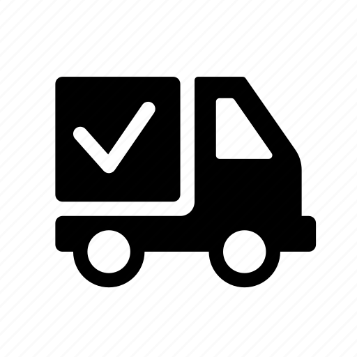 Check, delivery, package, service, shipping, truck, van icon - Download on Iconfinder