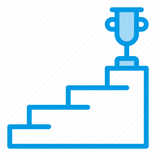 Climbing, stairs, success, top, trophy icon - Download on Iconfinder