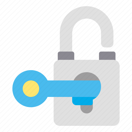 Key, lock, padkey, safety, unlock icon - Download on Iconfinder