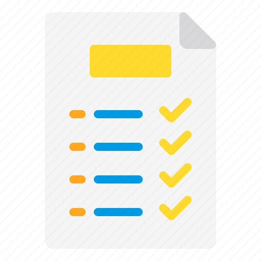 Business, checklist, paper, schedule, stationery icon - Download on Iconfinder