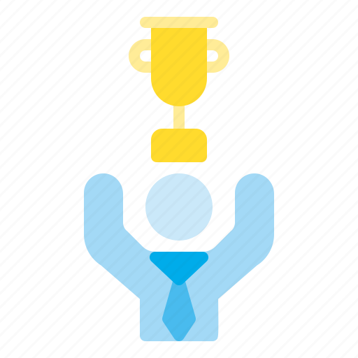 Businessman, goal, success, trophy, winner icon - Download on Iconfinder