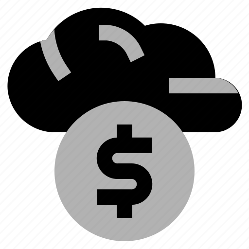 Cloud, coin, money, currency, finance icon - Download on Iconfinder
