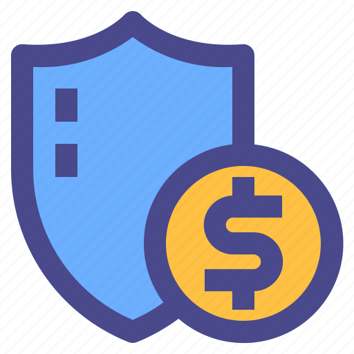 Shield, money, finance, secure, protection icon - Download on Iconfinder