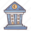 bank, building, financial, institution, euro 