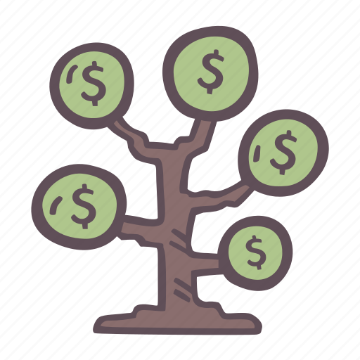 Investment, tree, dollar icon - Download on Iconfinder