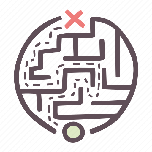 Solution, maze, strategy, labyrinth, puzzle, business, game icon - Download on Iconfinder
