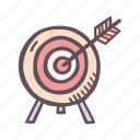target, arrow