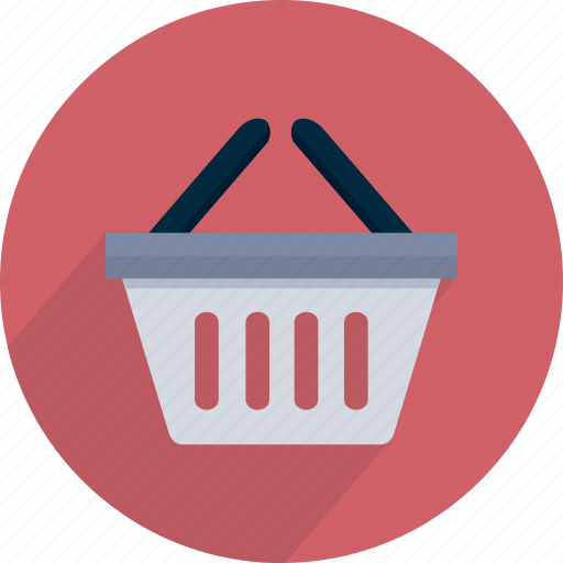 Bag, basket, buy, market, red, shop icon - Download on Iconfinder