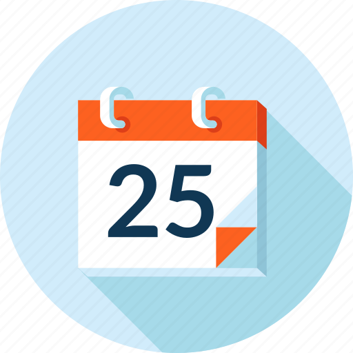 Calendar, celebration, event, holiday, long shadow, news icon - Download on Iconfinder