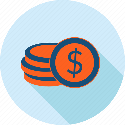 Banking, currency, finance, long shadow, money, payment icon - Download on Iconfinder