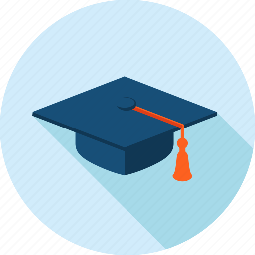 Education, graduate, long shadow, online, school, university icon - Download on Iconfinder