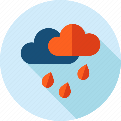 Cloud, forecast, long shadow, nature, rainy, weather icon - Download on Iconfinder