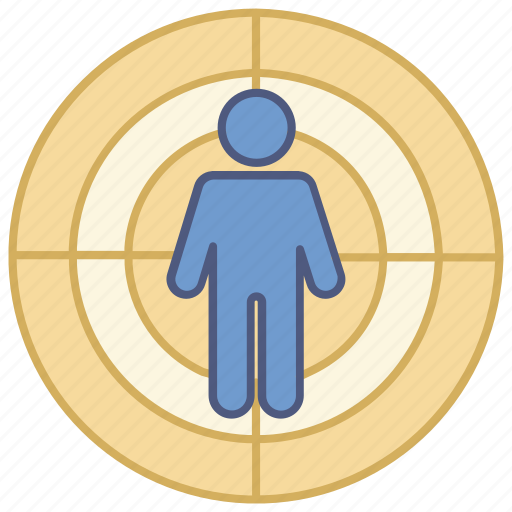 Corporate, gun, headhunting, human, range, shooting, target icon - Download on Iconfinder