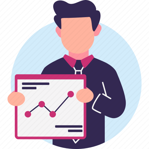 Business analyst, business analyst professional, businessman giving presentation, presentation, senior trading manager icon - Download on Iconfinder