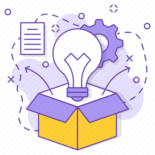 Business, creativity, bulb, marketing, cogwheel, management, finance icon - Download on Iconfinder