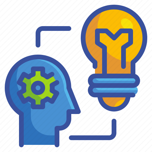 Brainstorm, bulb, businss, creativity, head, idea, think icon - Download on Iconfinder