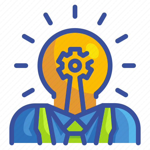 Bulb, business, idea, innovation, inspiration, man, thought icon - Download on Iconfinder