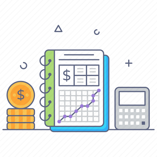 Accounting, budget accounting, arithmetic, calculation, financial estimate icon - Download on Iconfinder