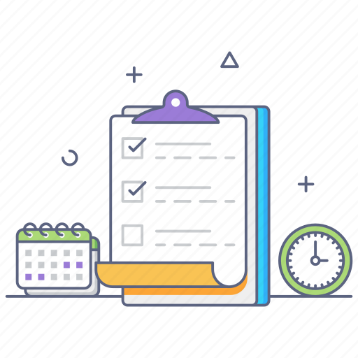Task planning, checklist, todo list, worksheet, list icon - Download on Iconfinder