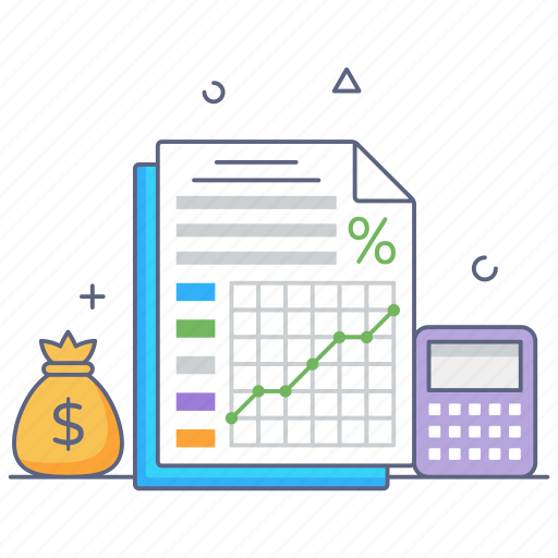 Accounting, taxation, arithmetic, calculation, financial estimate icon - Download on Iconfinder