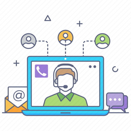 Online customer support, customer service, operator, call center, helpline icon - Download on Iconfinder