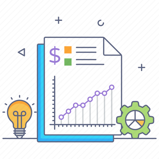 Predictive analytics, analytical report, business report, infographic, statistics icon - Download on Iconfinder