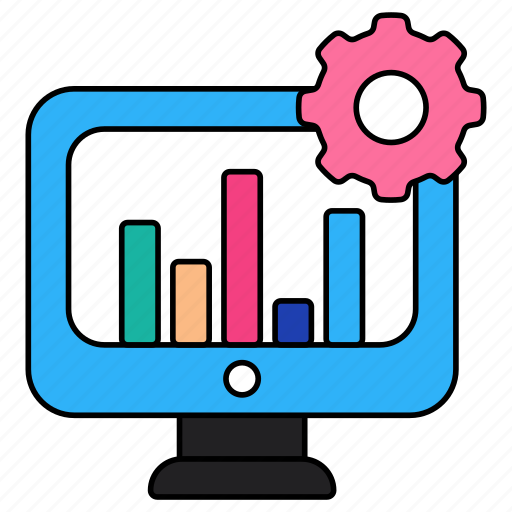 Graph setting, graph management, data management, infographic, statistics icon - Download on Iconfinder