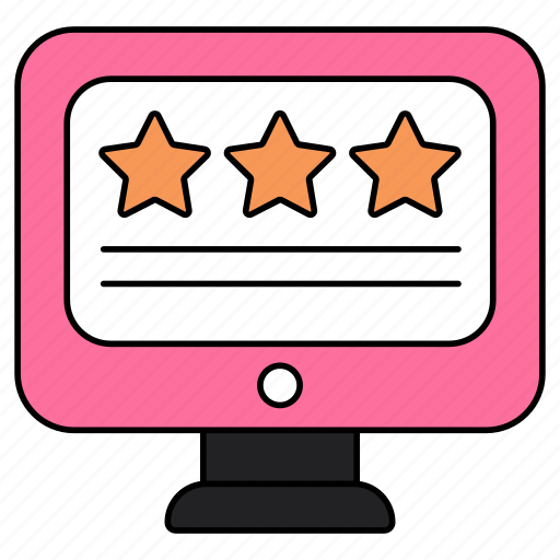 Online ratings, online reviews, online ranking, online feedback, customer response icon - Download on Iconfinder