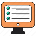 checklist, todo list, worksheet, online list, agenda list