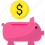coin, piggy, piggy bank, save money, savings 