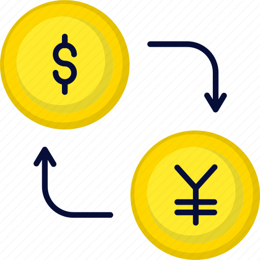 Coins, currency, dollar, money, yen icon - Download on Iconfinder