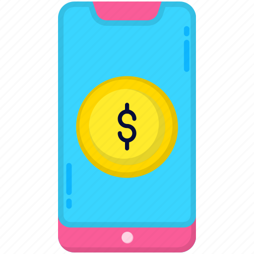 App, earn money, money, online marketing, smartphone icon - Download on Iconfinder